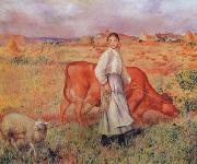 The Shepherdess the Cow and the Ewe Pierre Renoir